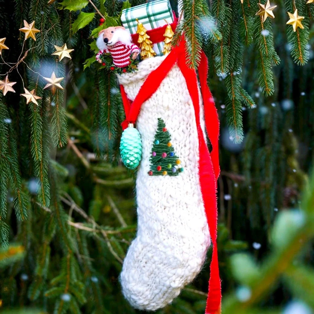 LAST ONE🔥Christmas Tree knit‎ stocking
